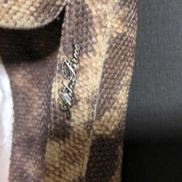 Aldo Brué Women's Leather Snakeskin Print Flats - Picture 7 of 8